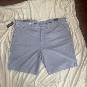 Polo Ralph Lauren Blue and White Striped Men's Shorts